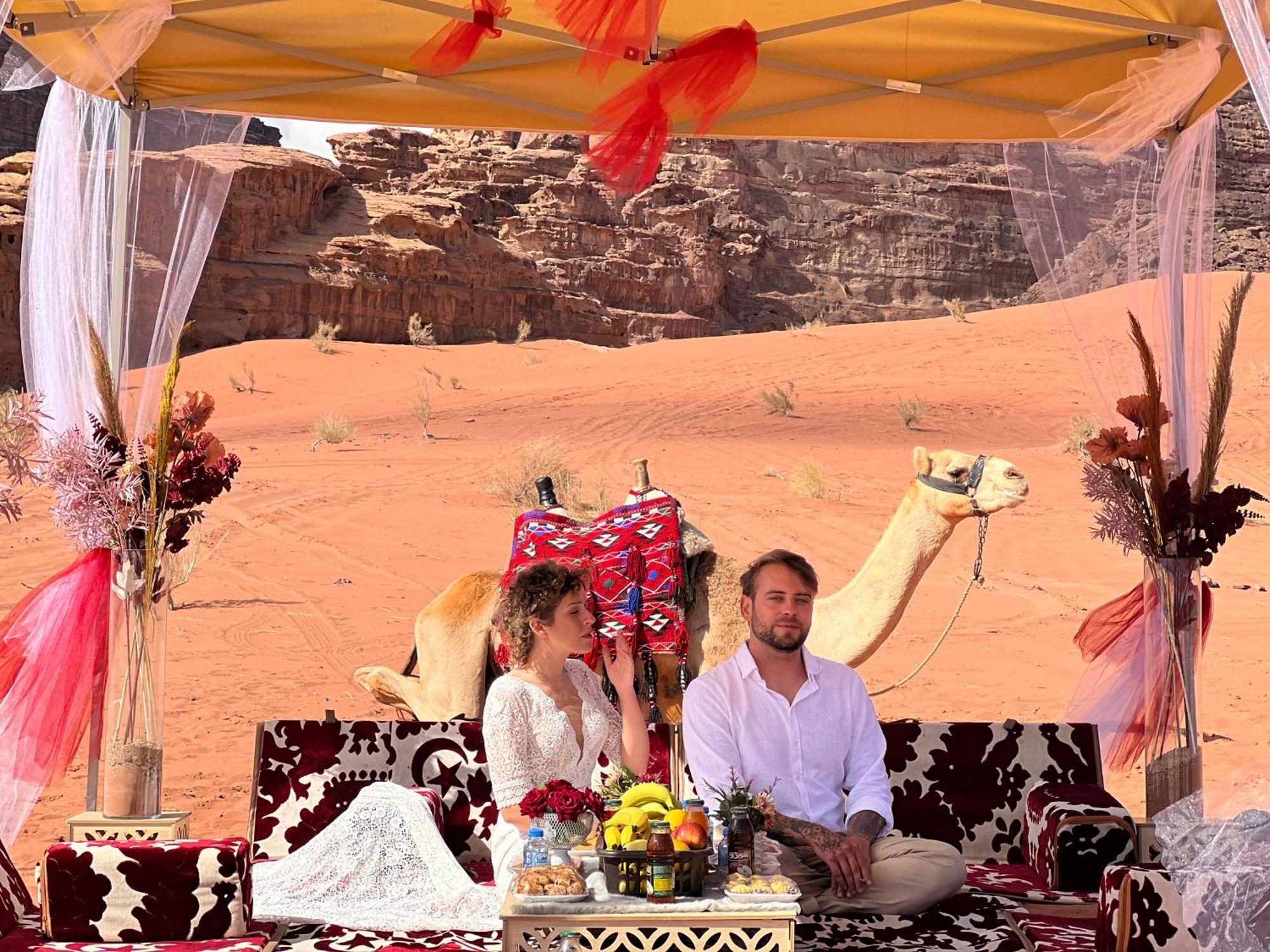 Moon Magic Valley Lägenhet Wadi Rum Exteriör bild